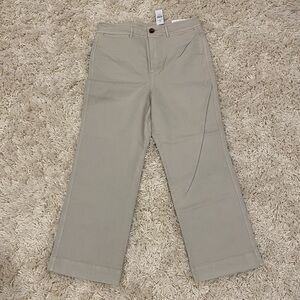 High Waist Slim Wide Leg Jean